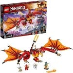 Set de Juguete LEGO Ninjago 71753 Ataque del Dragón de Fuego articulado 563 piezas