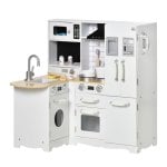 Homcom Cocina de Juguete Madera con Accesorios