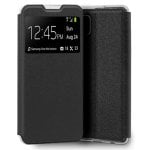 Étui à rabat noir lisse et cool pour Samsung Galaxy M22/M32