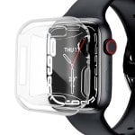 Protecteur en silicone transparent cool pour Apple Watch Series 7 45 mm