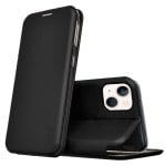 Cool Flip Cover Case Elegance Noir pour iPhone 13 Mini