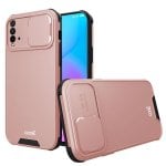 Étui rigide pour appareil photo en or rose pour Xiaomi Redmi 9T