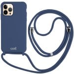 Cool Funda Cordón Liso Marino para iPhone 13 Pro Max