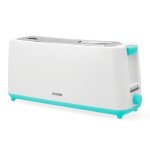Tostador Dcook Gallery Ranura Larga 800W Blanco/Azul 7 Niveles