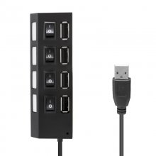 Unotec HUB USB 2.0 Negro 4 Puertos en PcComponentes