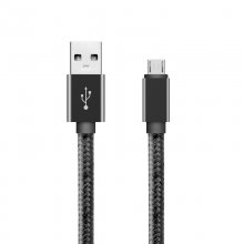 Unotec Cable MicroUSB a USB Nylon 30 cm Negro en PcComponentes
