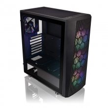 Thermaltake Versa J24 TG ARGB USB 3.0 Cristal Templado en PcComponentes