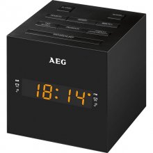 AEG MRC 4150 Rádio Despertador Digital Carregador Preto en PcComponentes