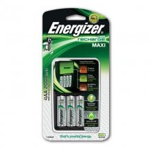 Energizer Maxi Charger Pack Carregador + 4 Pilhas Recarregáveis 200 mAh AA en PcComponentes