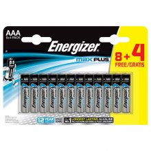 Energizer Max Plus Pilhas Alcalinas AAA LR03 12 Unidades en PcComponentes