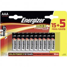 Energizer Max Powerseal Pilhas Alcalinas AAA LR03 20 Unidades en PcComponentes