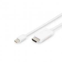 Digitus Cabo Adaptador Mini DisplayPort-HDMI 2m Branco en PcComponentes