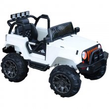 HomCom Todoterreno Coche Eléctrico 12V Blanco en PcComponentes