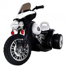 HomCom Police Tricycle Moto Eléctrica 6V Negra/Blanca en PcComponentes