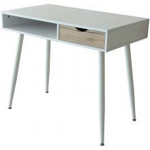 College Mesa de Escritório 90X50X75cm Branca/Madeira en PcComponentes