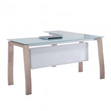 Adec Blake Mesa de Escritório 150x70x74.5cm Branca/Carvalho en PcComponentes