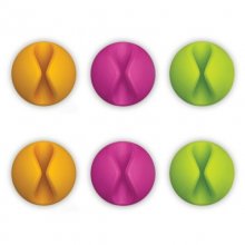 Bluelounge Cabledrop Pack 6 Organizador de Cabos de Cores Vivas en PcComponentes