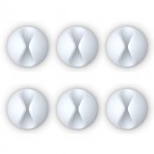 Bluelounge Cabledrop Pack 6 Organizador de Cabos Branco en PcComponentes