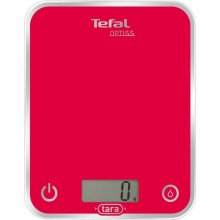 Tefal Optiss Báscula de Cocina Roja en PcComponentes