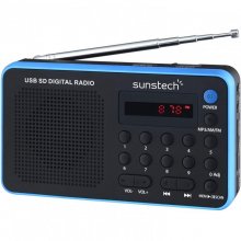 Sunstech RPDS32BL Radio Portátil Digital Azul en PcComponentes