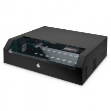 Digitus DN-19 04U-PB-B Armario Rack Mural de Pared 19" 3U + 2U Negro en PcComponentes