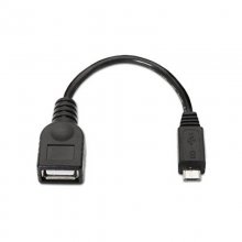 Nanocable Cable OTG USB 2.0 Micro USB-B Macho a USB-A Hembra 15cm Negro en PcComponentes