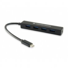 Conceptronic Hub USB-C 4xUSB 3.0 Preto en PcComponentes