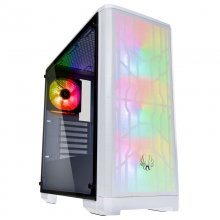 Bitfenix Nova Mesh TG 4ARGB Cristal Templado Blanca en PcComponentes