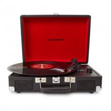 Crosley Cruiser Deluxe vintage 3speed bluetooth suitcase turntable black tocadiscos cr8005d negro classic sf0001rpbk