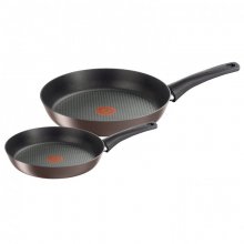 Tefal Chef Inducción Set 2 Sartenes Antiadherentes 2228cm Sartén Tefal Aroma | 28cm, Aluminio Fundido | Mi Electro
