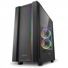 Sharkoon REV220 Cristal Templado USB 3.1 Negra en PcComponentes