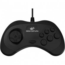 Retro-Bit SEGA Saturn Gamepad Negro en PcComponentes
