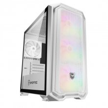 Nfortec Krater Mini Cristal Templado USB 3.0 ARGB Blanco en PcComponentes