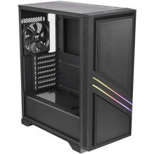 Thermaltake Versa T35 TG RGB Cristal Templado USB 3.1 Negra en PcComponentes