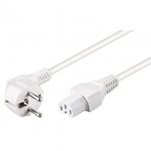 Goobay Cable de Alimentación C15 2m Blanco en PcComponentes