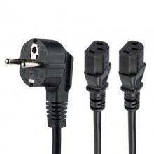 StarTech Cable de Alimentación Schuko CEE7 a 2xC13 2m en PcComponentes