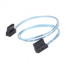SilverStone CP11 Cable Ultra-Slim SATA Macho/Macho 30cm Azul en PcComponentes