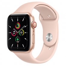 Apple Watch SE GPS + Cellular 44mm Aluminio en Oro con Correa Deportiva Rosa Arena Reacondicionado en PcComponentes