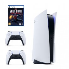Sony PlayStation 5 + Sony DualSense Mando Inalámbrico para PS5 + Marvel's Spider-Man Miles Morales PS5 en PcComponentes