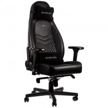 Noblechairs Icon Silla Acolchada Cuero Negro Reacondicionado en PcComponentes