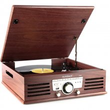Sunstech PXR3WD Tocadiscos Digital Marrón