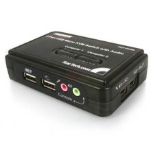 StarTech Kit Conmutador KVM USB + Audio 2 Puertos en PcComponentes