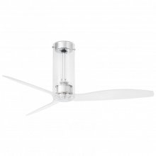 Faro Tube Fan Ventilador de Techo con Mando a Distancia 32W Transparente