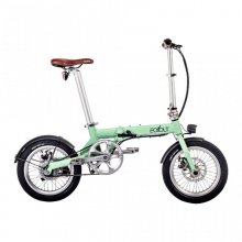 Eovolt City 4speed bicicleta plegable verde