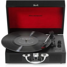 Ricatech Advanced RTT21 Tocadiscos Bluetooth Negro