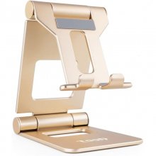 TooQ Soporte Ajustable para Smartphone/Tablet hasta 10" Oro en PcComponentes