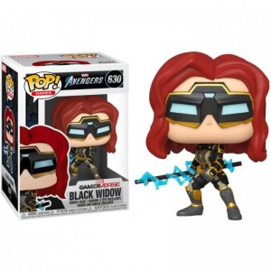 Funko Pop Games Marvel Vengadores Viuda Negra Traje Stark Tech Brillo en la Oscuridad