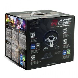 Subsonic GS850-X Noir USB Volant + pédales PlayStation 4, Xbox One pas cher
