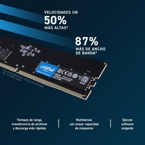 Memoria RAM Crucial Ct2k8g48c40u5 DDR5 4800MHz PC5-38400 16GB