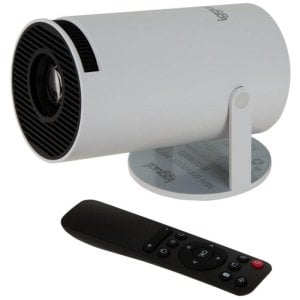 iggual MP720p Mini Proyector ANSI 720p WiFi/Bluetooth 120 Lúmenes Blanco